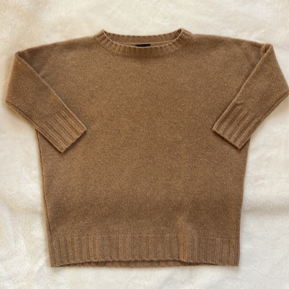 J. Crew Italian Cashmere Dolman 3/4 Sleeve Sweater Size XXS - Picture 6 of 15